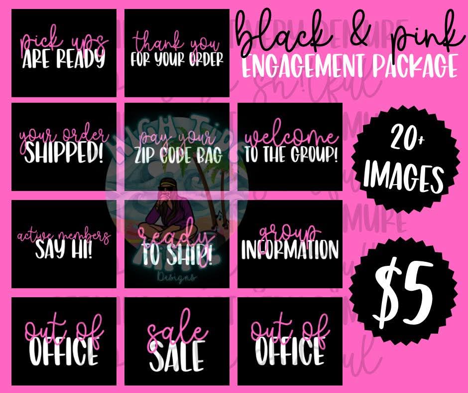 Black & Pink