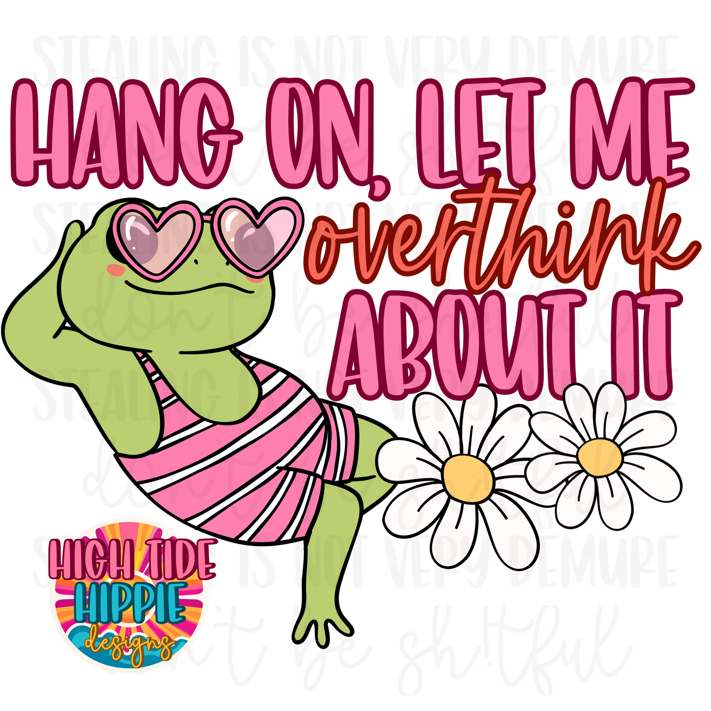 Overthink About It PNG DIGITAL DOWNLOAD
