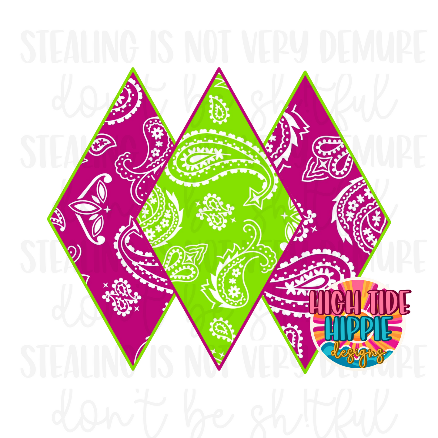 Bandana Diamond PNG DIGITAL DOWNLOAD