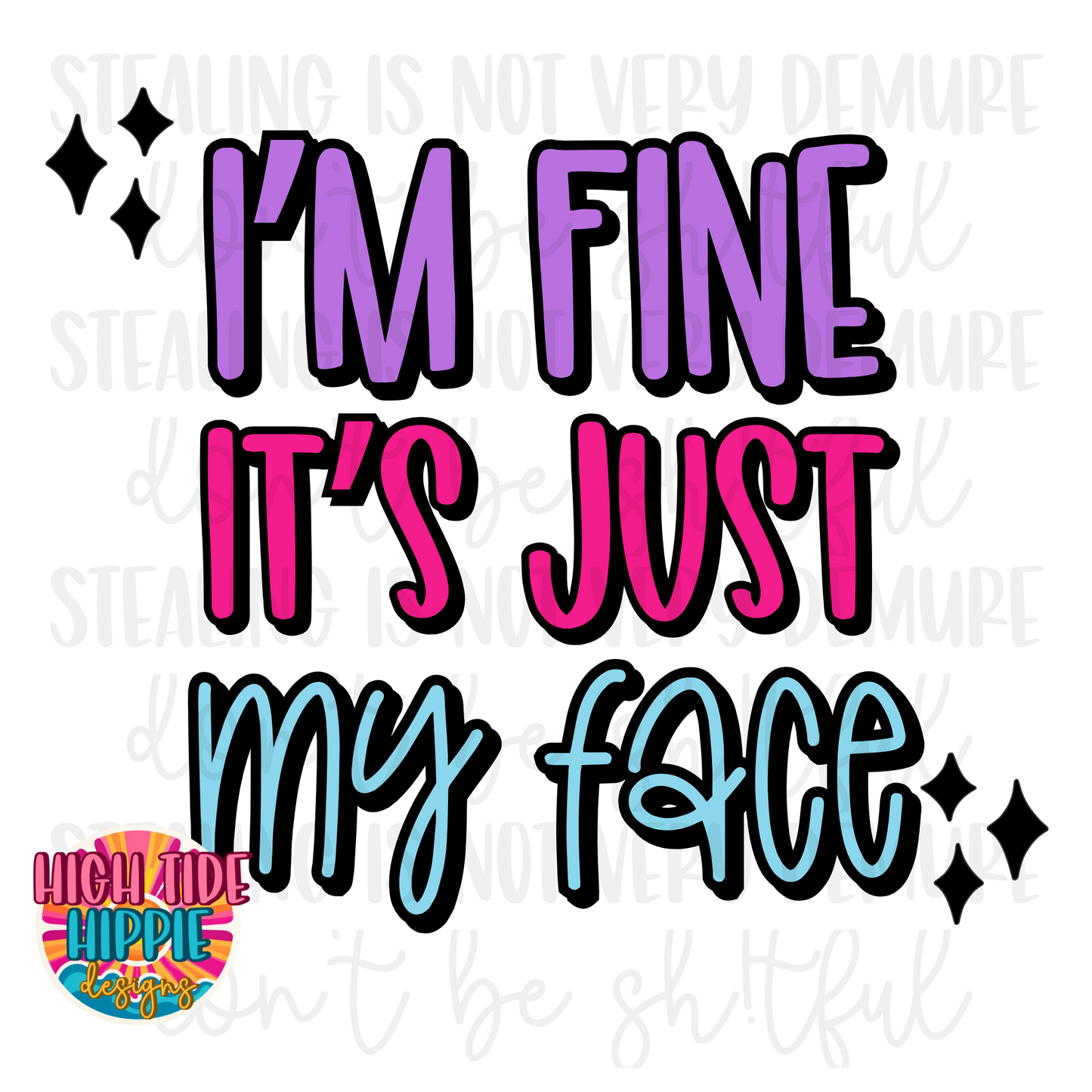 Just My Face PNG DIGITAL DOWNLOAD