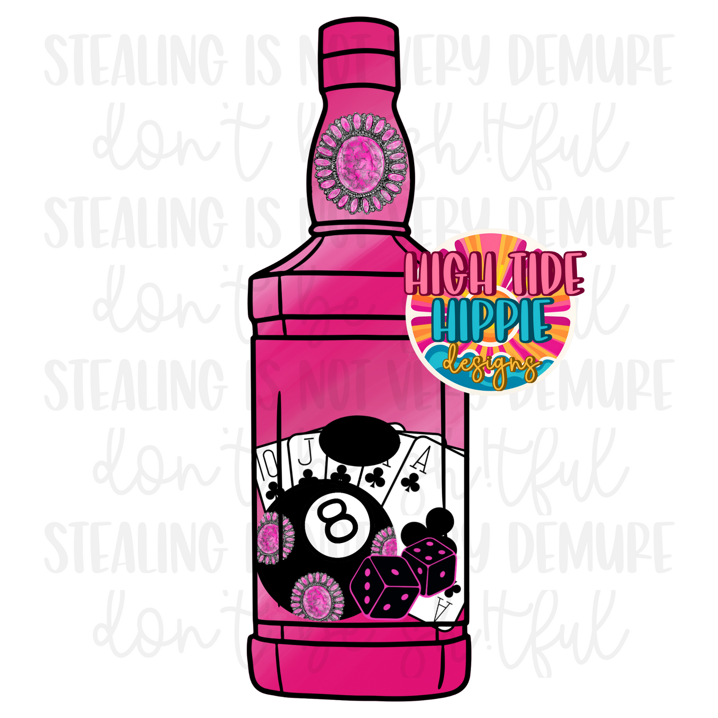 Western Whiskey Bottle ClipArt PNG DIGITAL DOWNLOAD