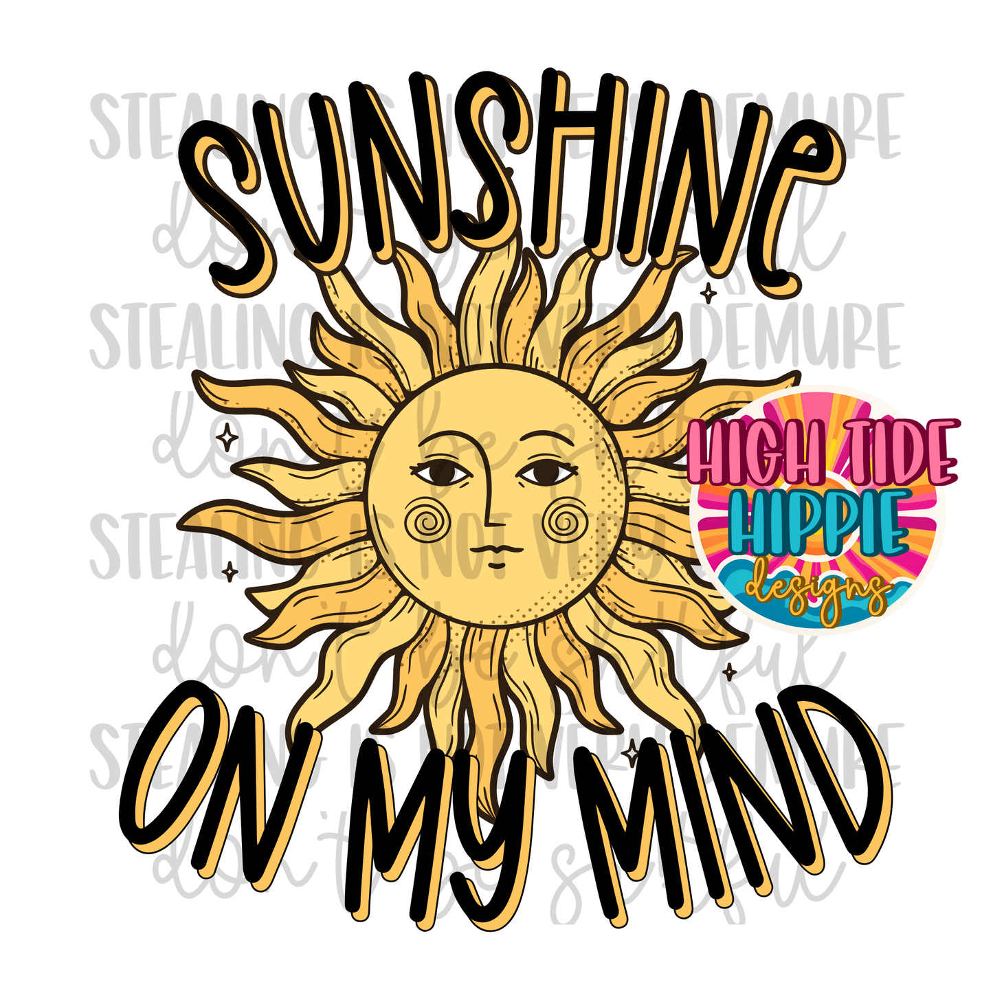 Sunshine On My Mind PNG DIGITAL DOWNLOAD