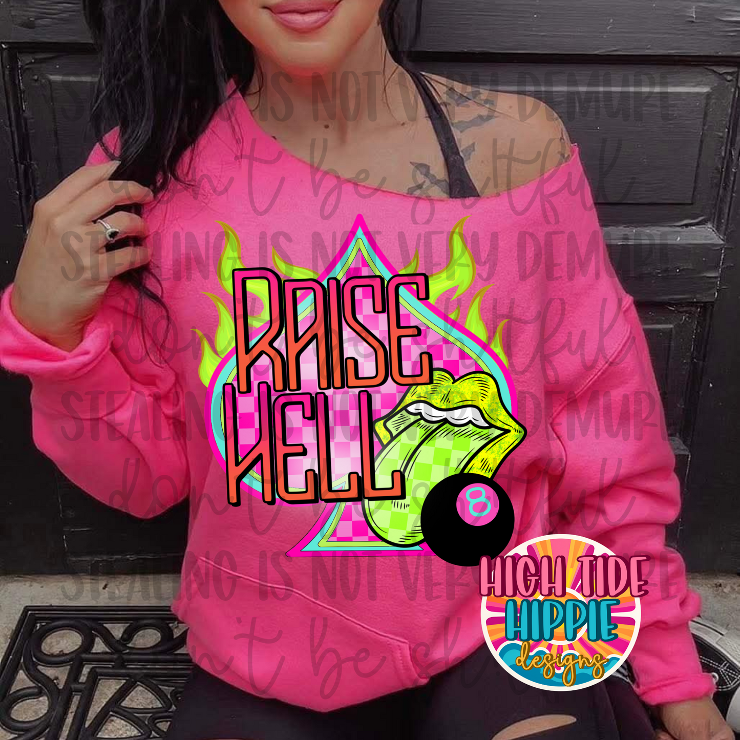 Raise Hell PNG DIGITAL DOWNLOAD