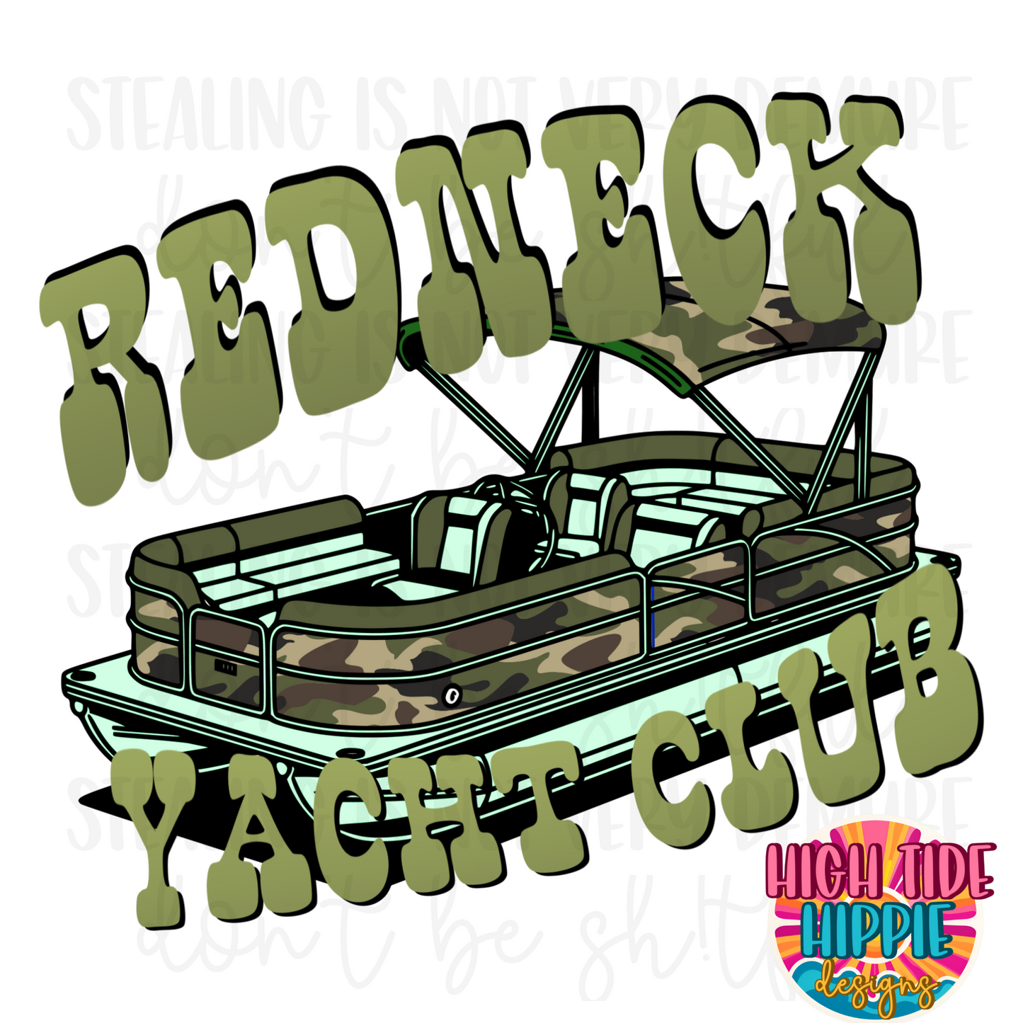 Redneck Yacht Club PNG DIGITAL DOWNLOAD