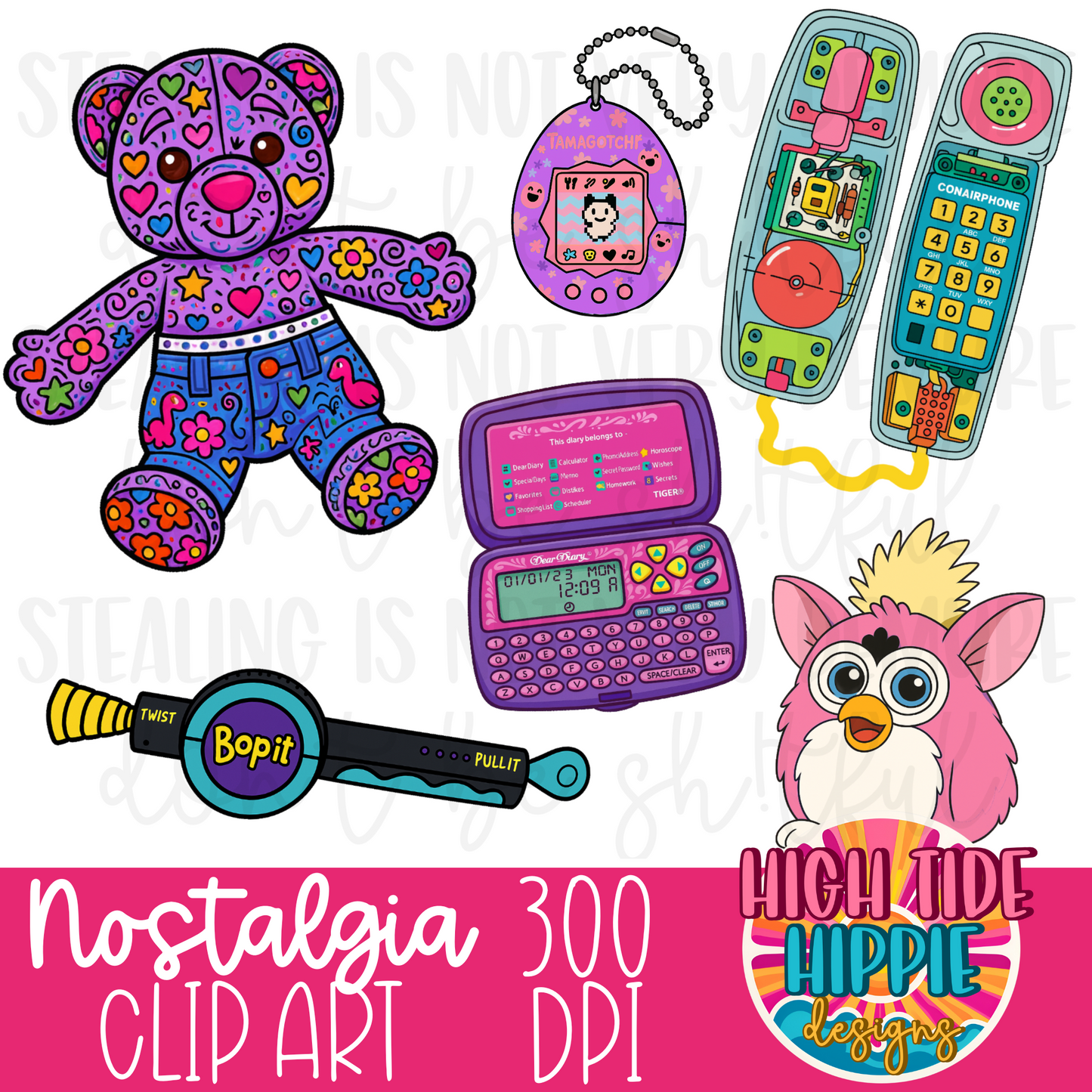 Nostalgic Clip Art Bundle