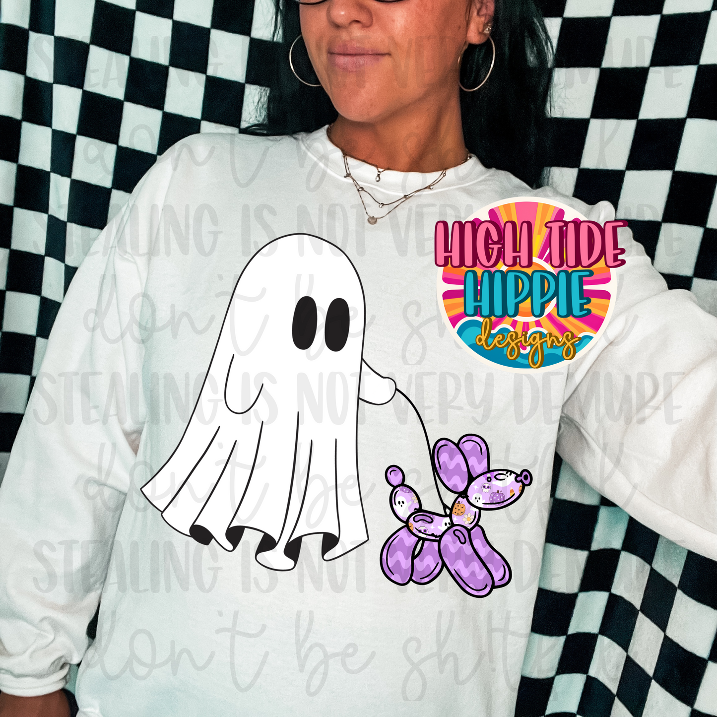 Ghost Balloon Dog PNG DIGITAL DOWNLOAD