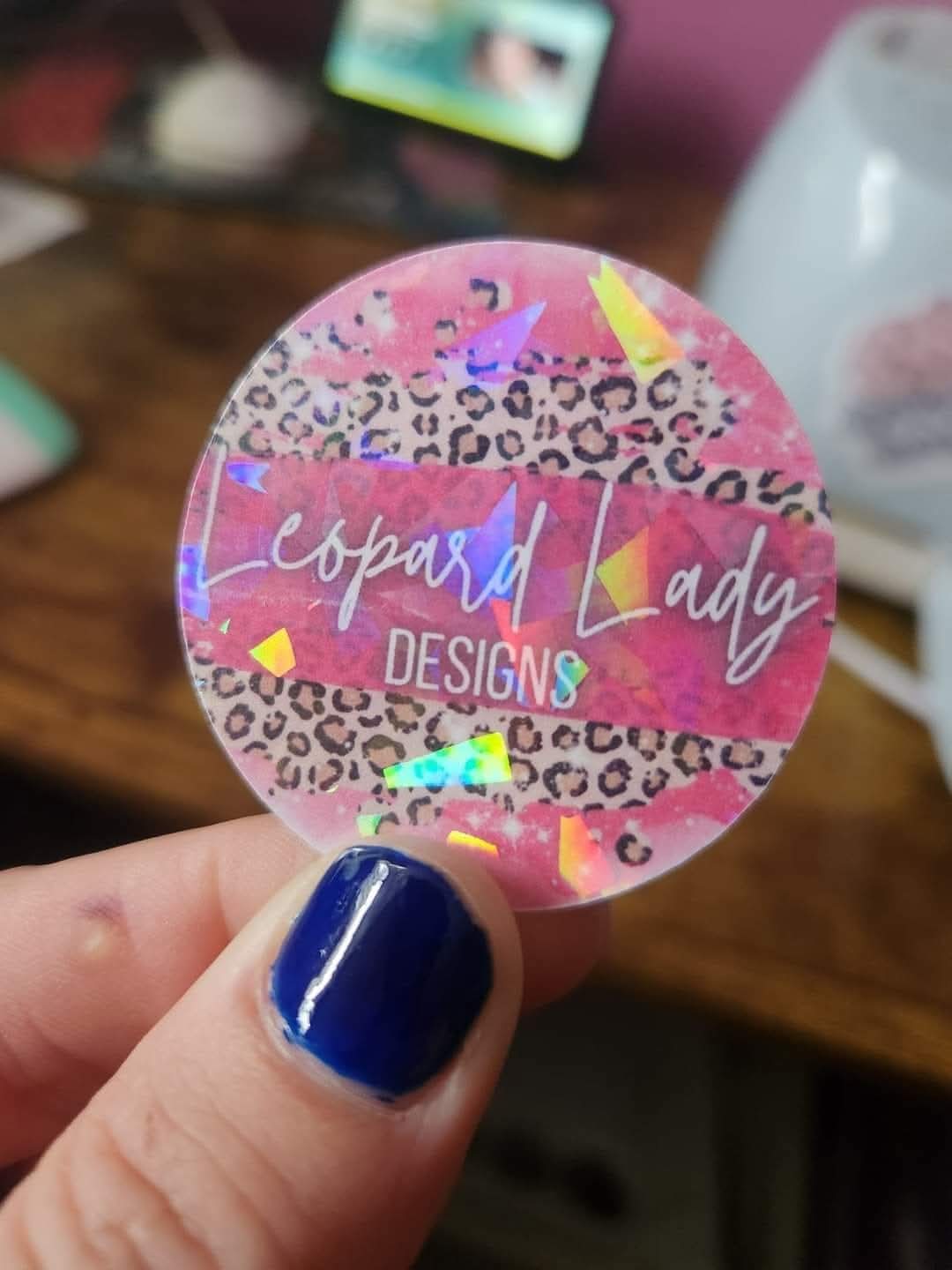 Holographic Logo Stickers