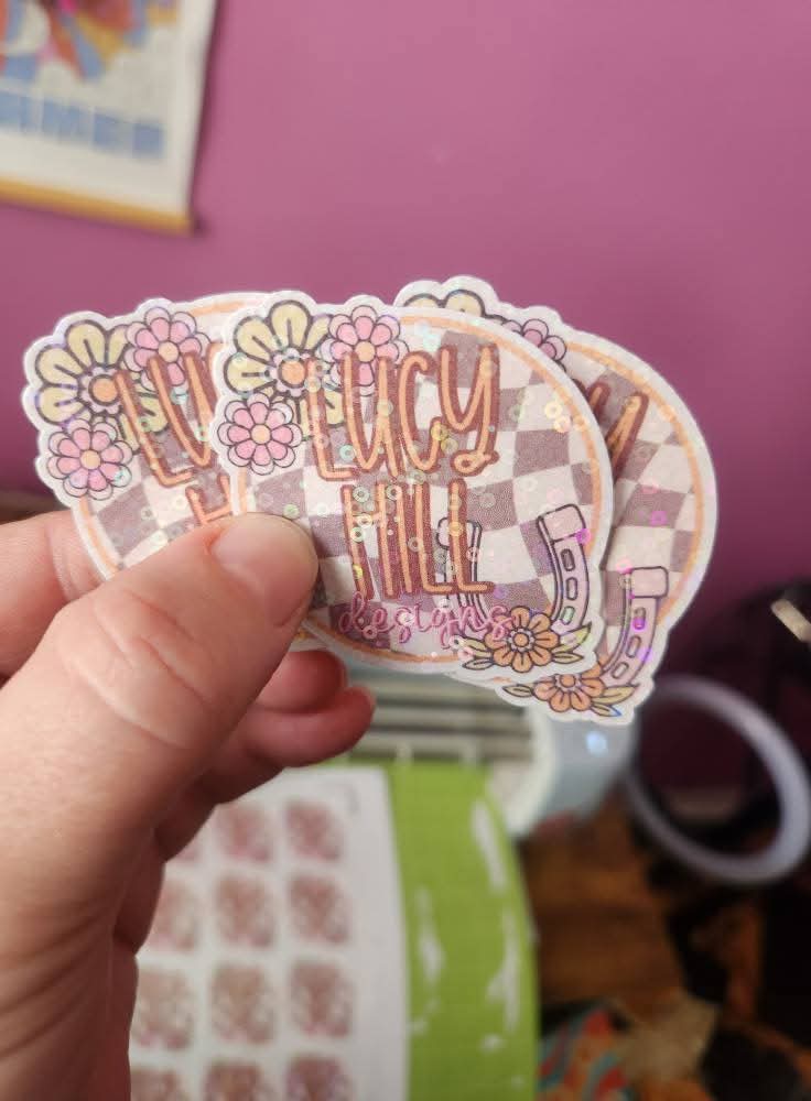 Holographic Logo Stickers