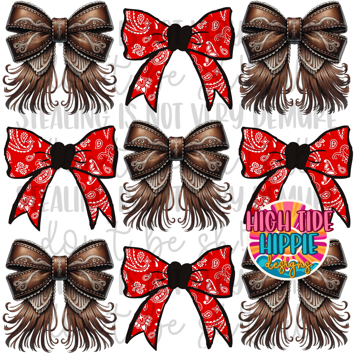 Bandana Bow PNG DIGITAL DOWNLOAD
