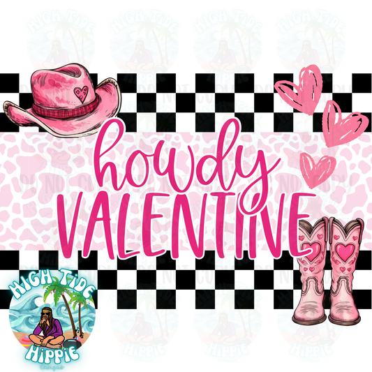 Howdy Valentine- PNG digital download