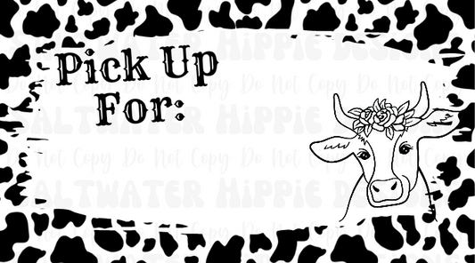 Pick Up Cow Print