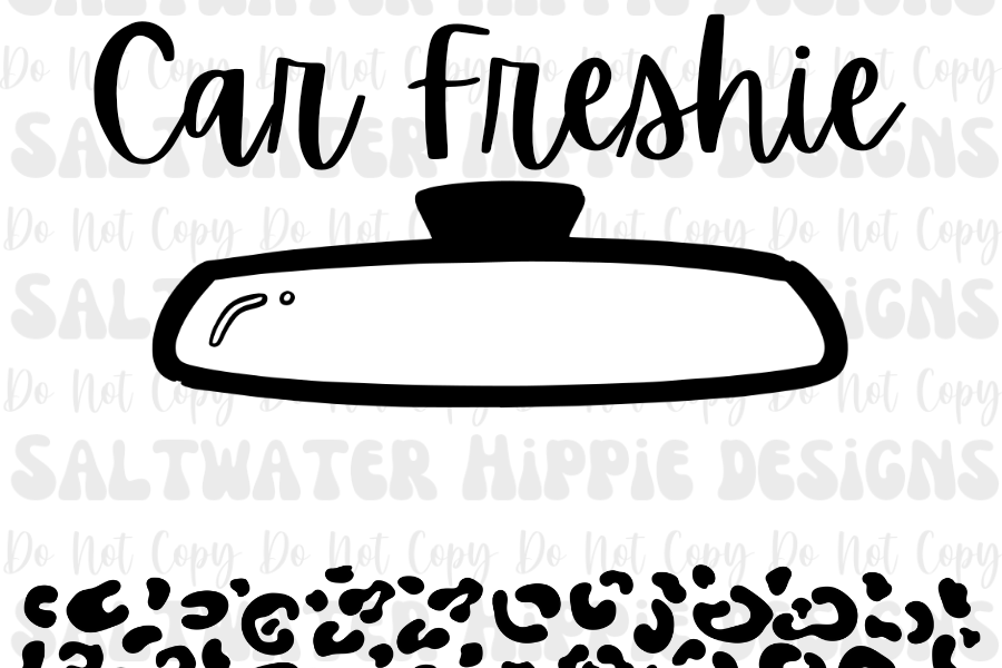 Car Freshie Bag Label