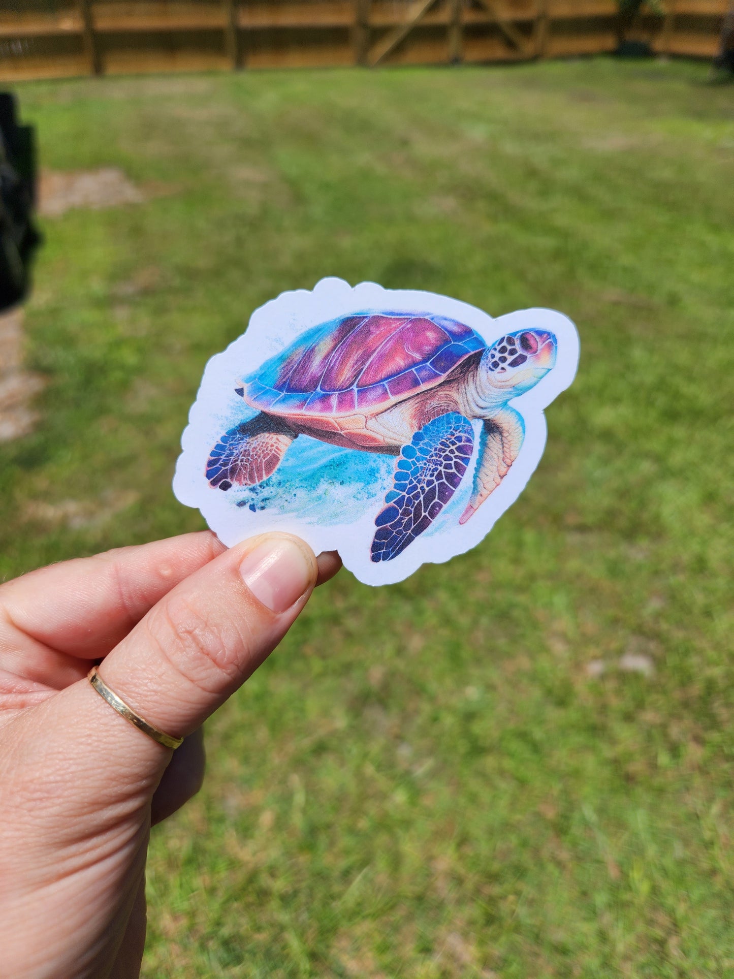 Watercolor Sea Turtle