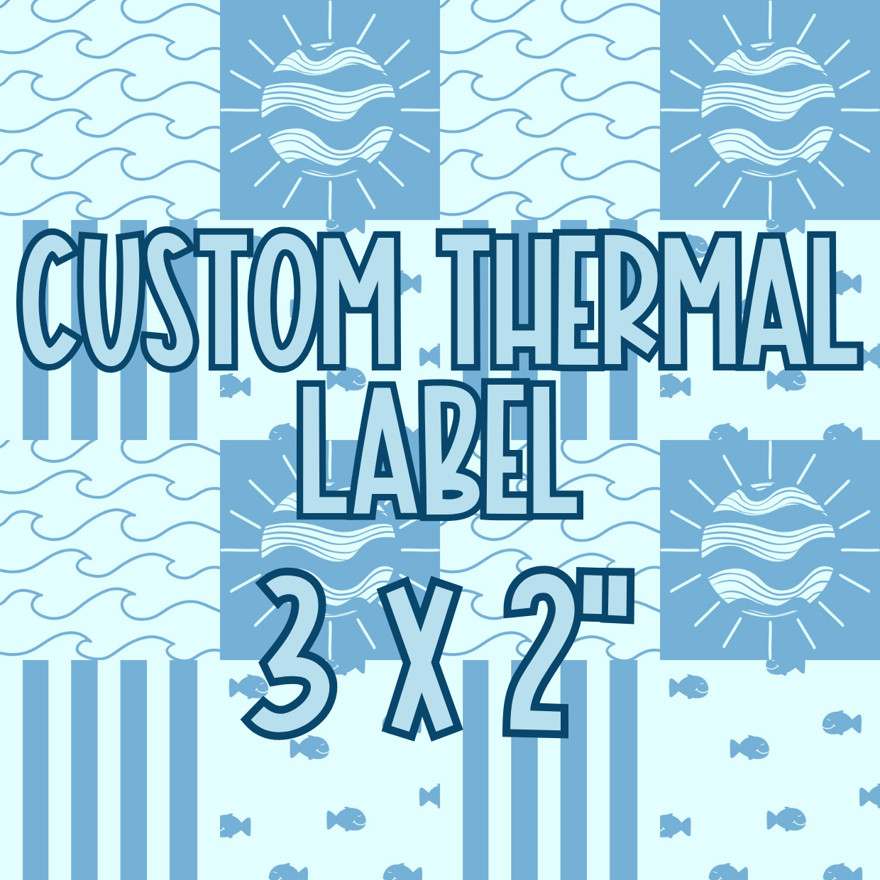 Custom Thermal Labels 3 x 2"