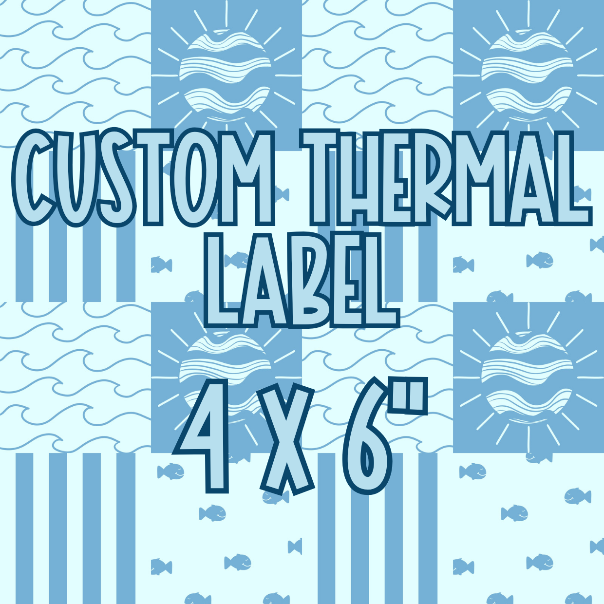 Custom Thermal Labels 4 x 6"