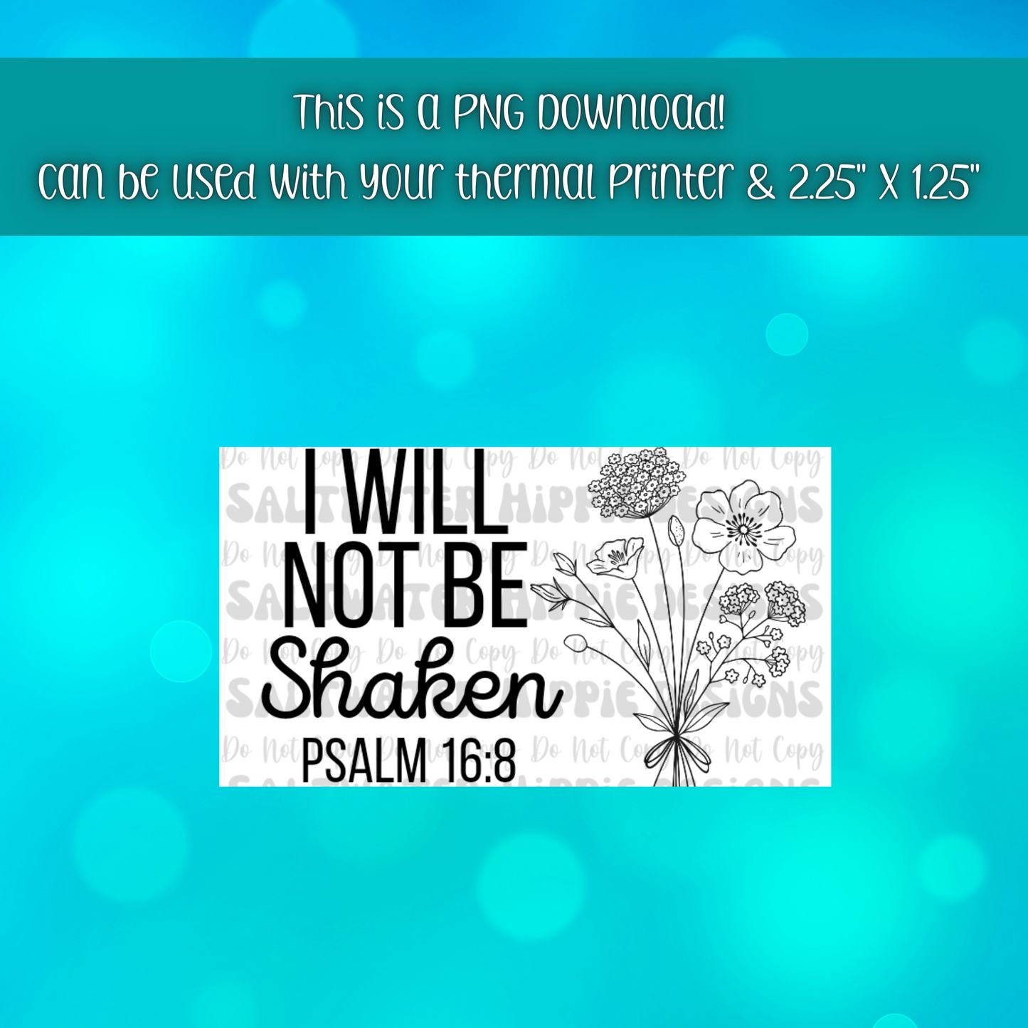 I Will Not Be Shaken