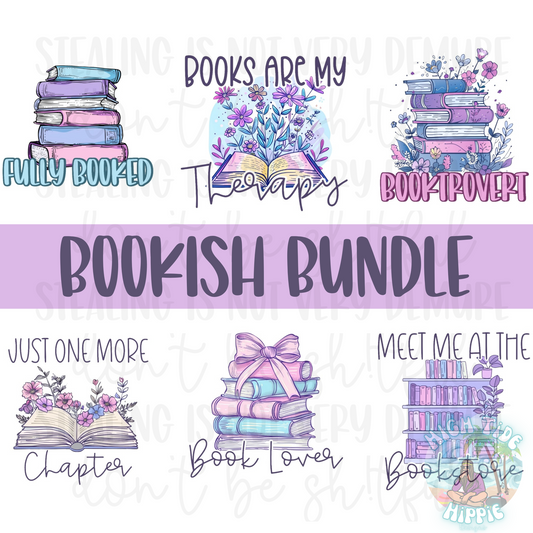 Bookish Bundle PNG DIGITAL DOWNLOAD