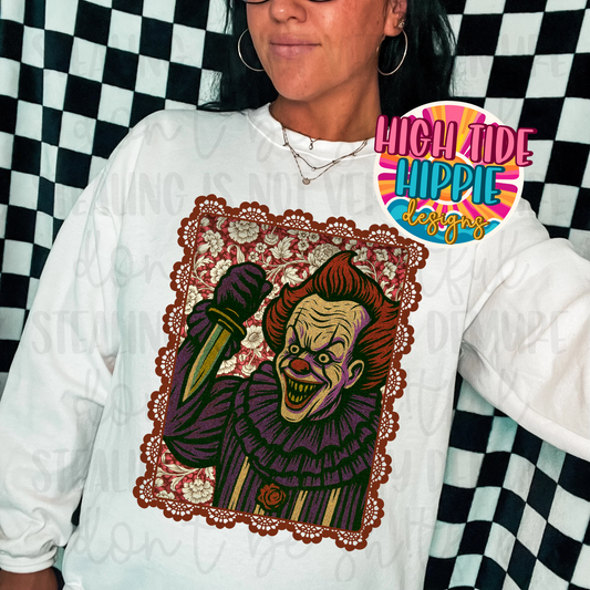 Floral Horror PNG DIGITAL DOWNLOAD