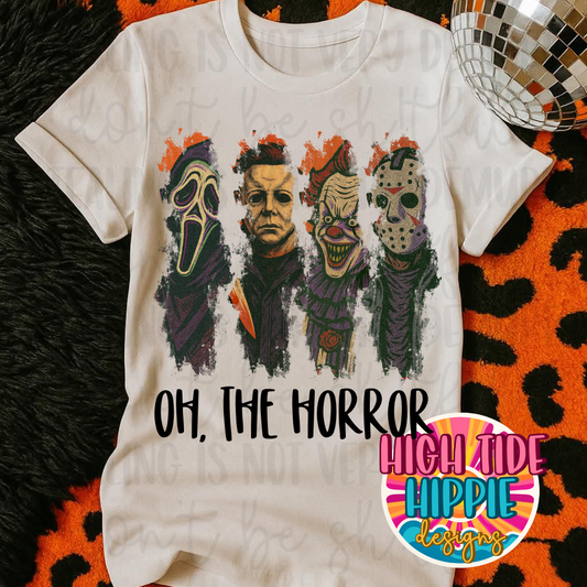 Oh The Horror PNG DIGITAL DOWNLOAD
