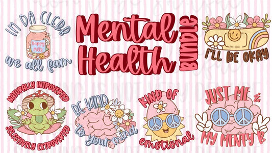 Mental Health Bundle PNG DIGITAL DOWNLOAD