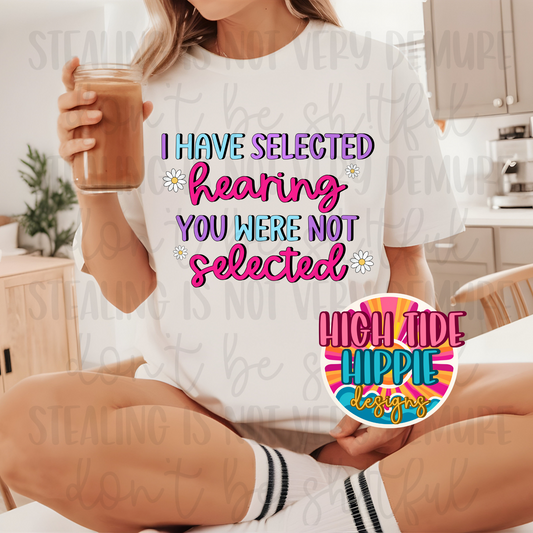 Selected Hearing PNG DIGITAL DOWNLOAD