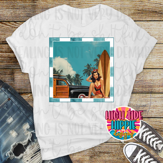 Vintage Beach PNG DIGITAL DOWNLOAD