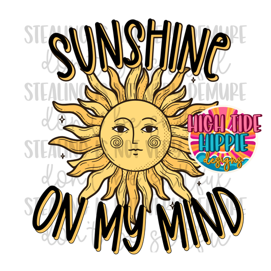 Sunshine On My Mind PNG DIGITAL DOWNLOAD