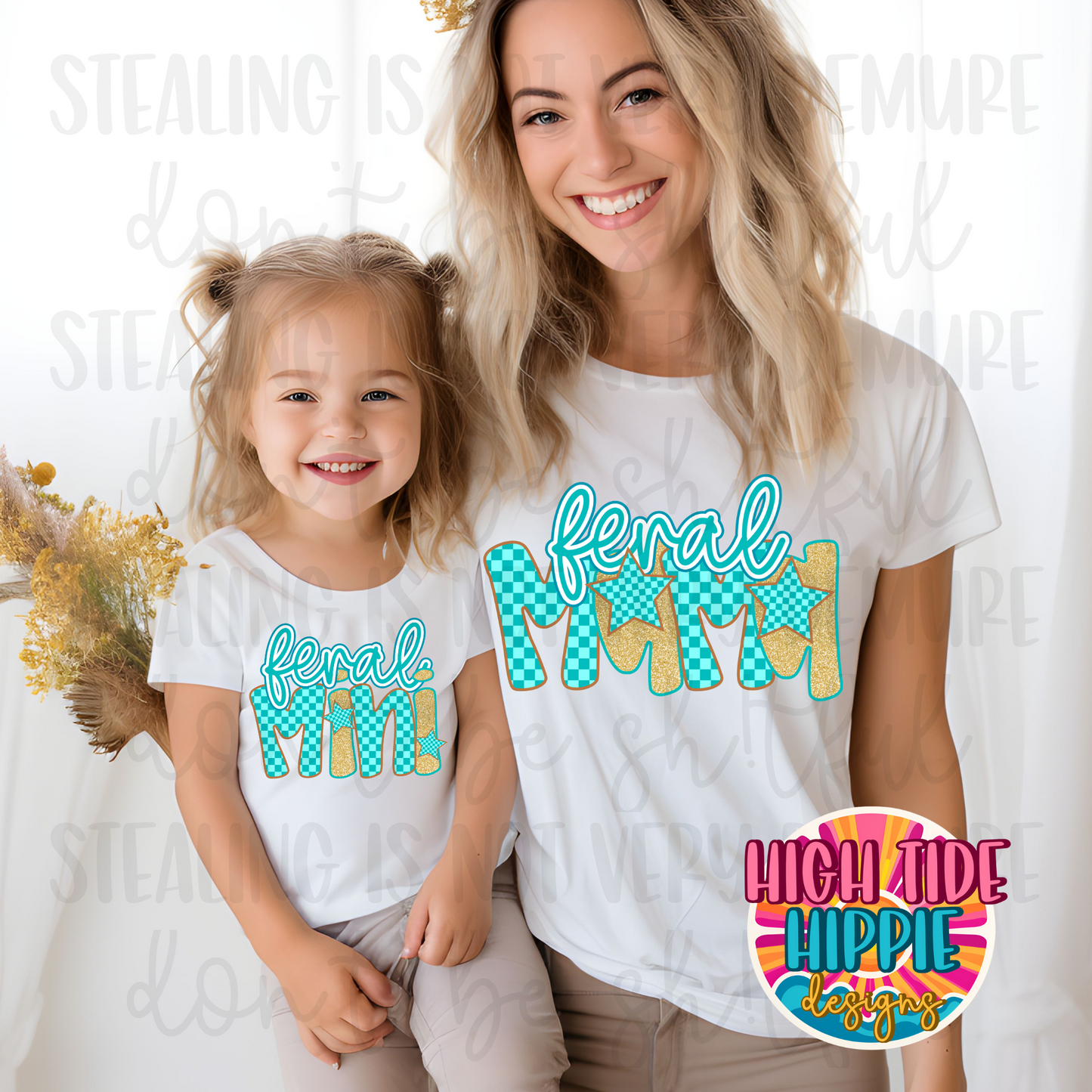 Feral Mama & Mini Bundle PNG DIGITAL DOWNLOAD