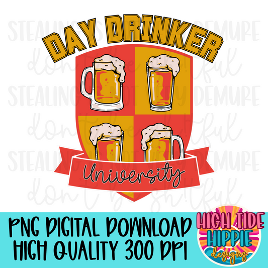 Day Drinker University PNG DIGITAL DOWNLOAD