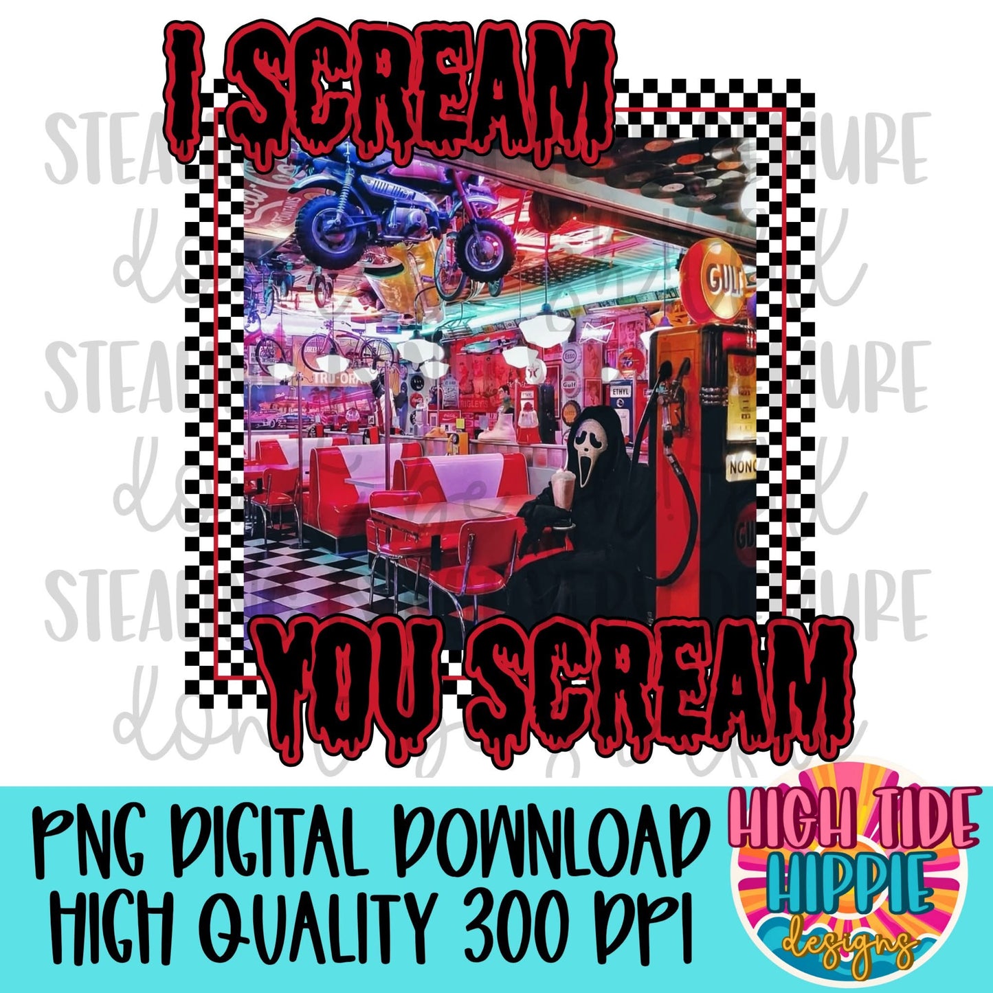 I Scream, You Scream PNG DIGITAL DOWNLOAD
