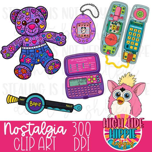 Nostalgic Clip Art Bundle