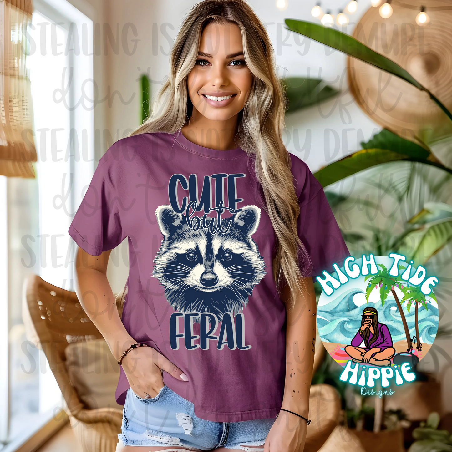 Cute But Feral PNG DIGITAL DOWNLOAD