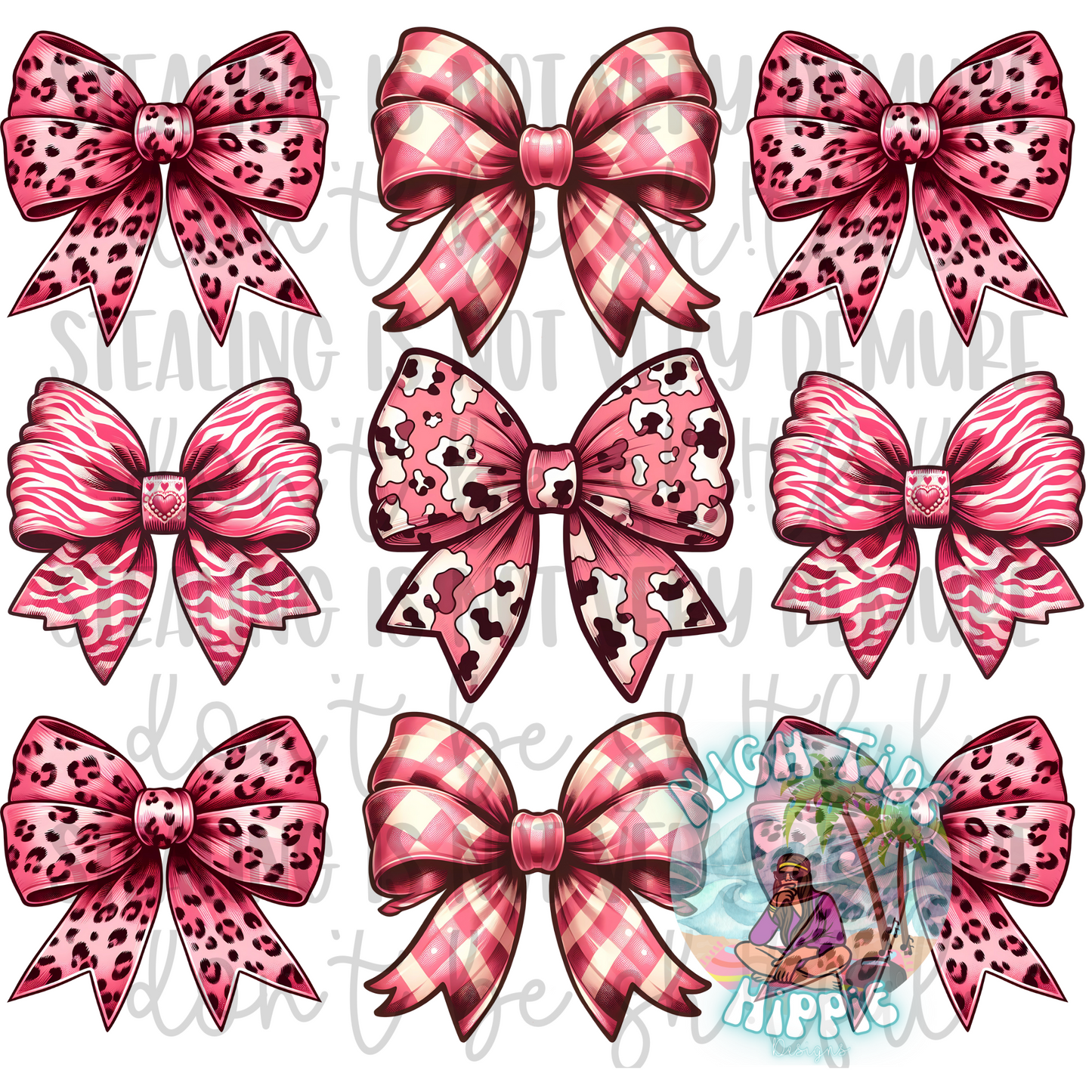 Bows Bows Bows PNG DIGITAL DOWNLOAD