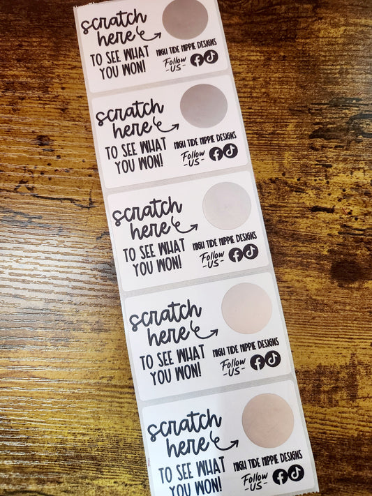 Label Scratch Off