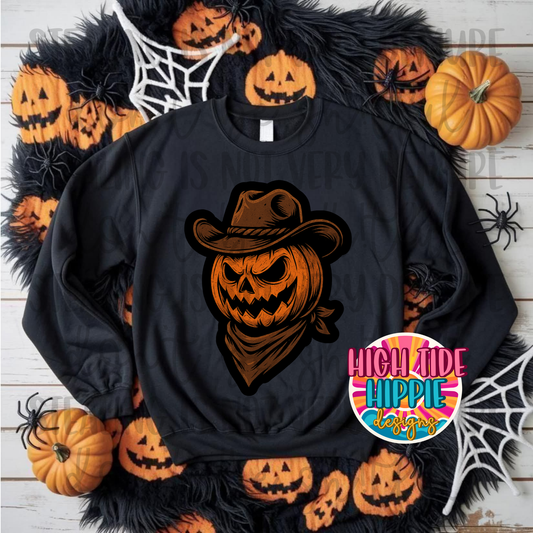Cowboy Pumpkin PNG DIGITAL DOWNLOAD