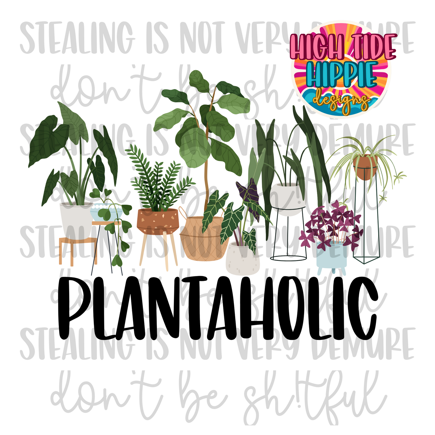 Plantaholic PNG DIGITAL DOWNLOAD