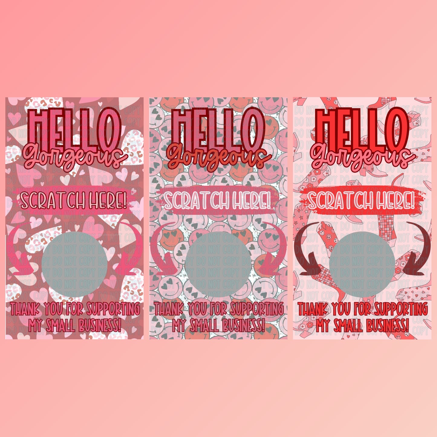 Scratch Card Valentine's Day