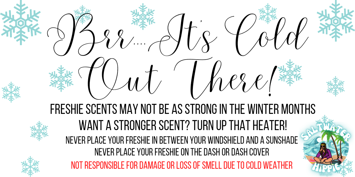 It’s Cold Out There! Freshie Labels