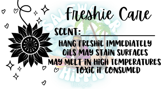 Sunflower Freshie Care