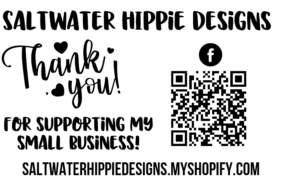 Thank You for Supporting My Small Business!