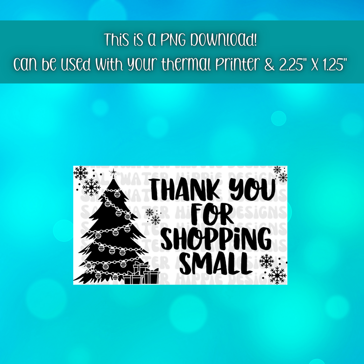 Thank You For Shopping Small