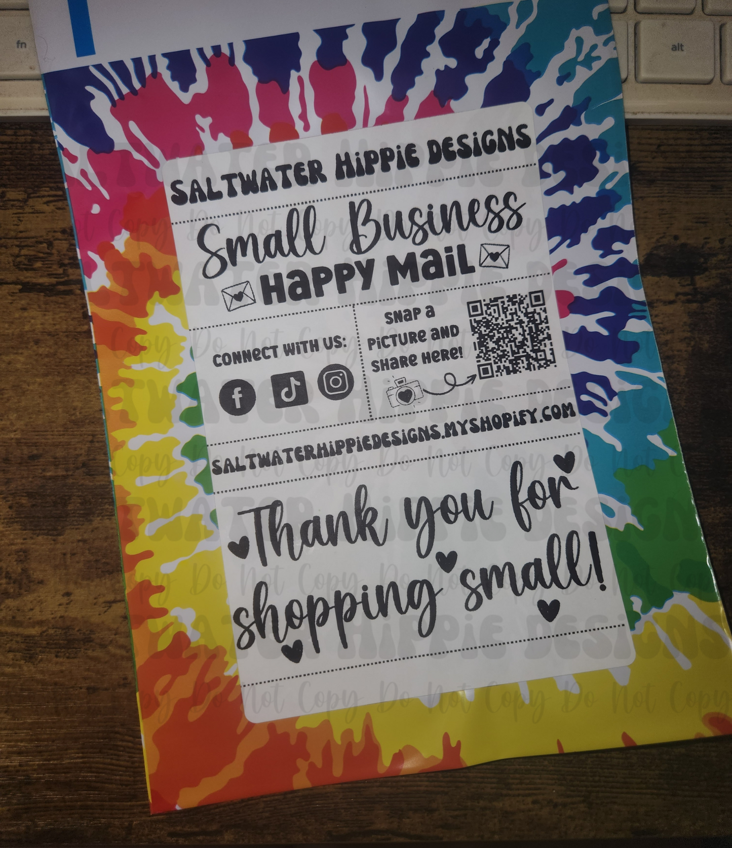 4 x 6 Thank You Label