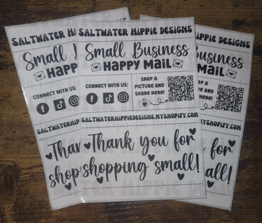 4 x 6 Thank You Label